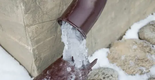 Frozen pipe