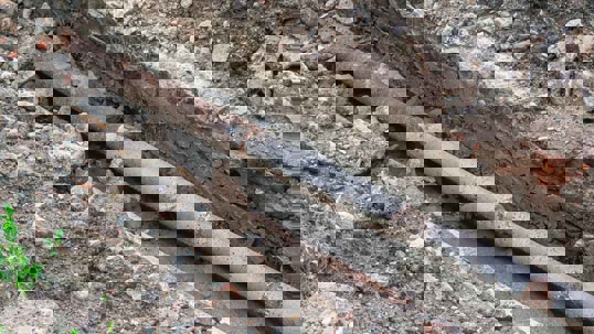 old, outdated water lines