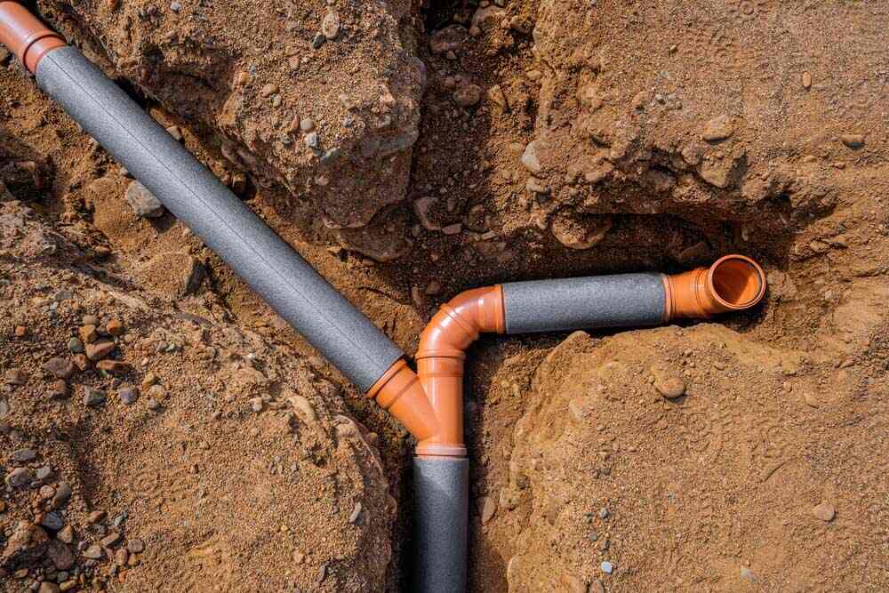 repaired pipe repaired pipe