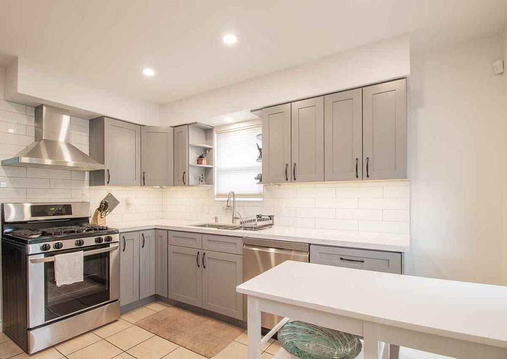 a brand new kitchen